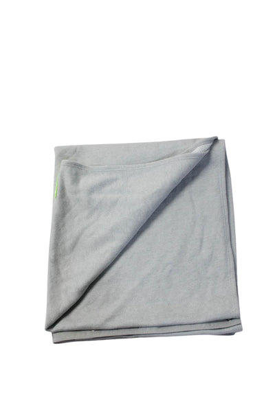 Lululemon Womens Cotton Snap Closure Scarf Gray Size OS