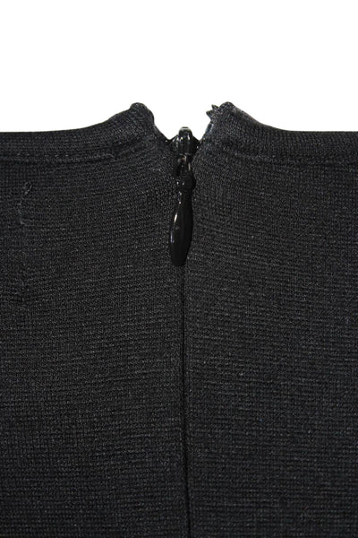 Graham & Spencer Women's Scoop Neck Sleeveless Bodycon Mini Dress Black Size S