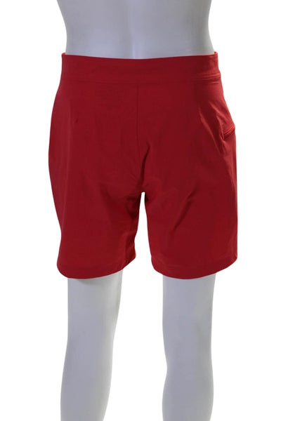 Vineyard Vines Mens Drawstring Lace-Up Tied Athletic Shorts Red Size EUR30