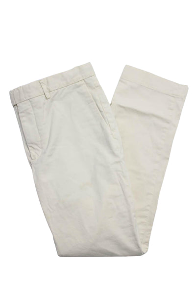 Polo Ralph Lauren Mens Slim Stretch Khaki Pants Trousers Beige Cotton Size 31x30