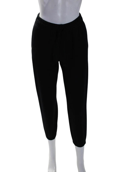 Richer Poorer Womens Cotton Blend Drawstring Waist Sweatpants Black Size XS