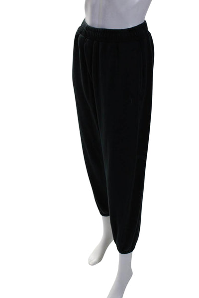 Ksubi Womens Cotton Elastic Waist High-Rise Tapered Sweatpants Black Size XS