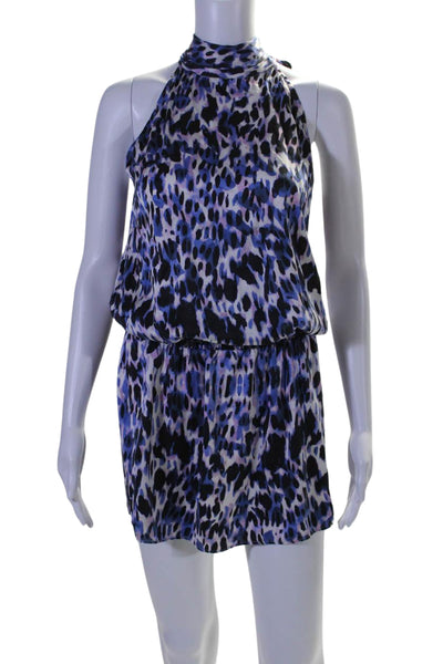 Generation Love Women's Sleeveless Drop Waist Mini Dress Animal Print Size XS