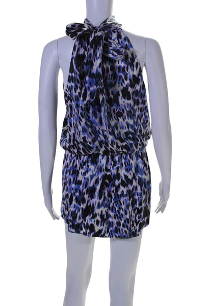 Generation Love Women's Sleeveless Drop Waist Mini Dress Animal Print Size XS