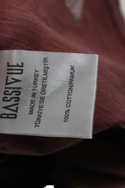 Bassigue Womens Short Sleeve Another Boy Another Problem Tee Shirt Pink Size XS
