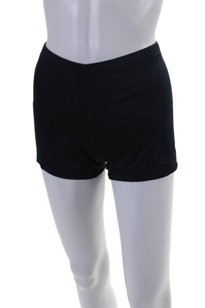 J. Lindeberg Womens Sil Via Elastic Waist Slip-On Athletic Shorts Navy Size L