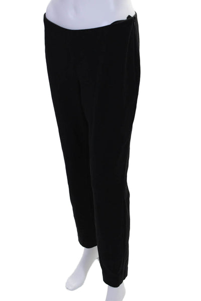 Lafayette 148 New York Womens High Rise Slim Leg Dress Pants Black Size Medium