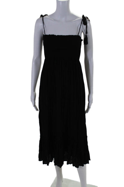 Cool Change Womens Fit To Flare Sleeveless Long Dress Black Size XS