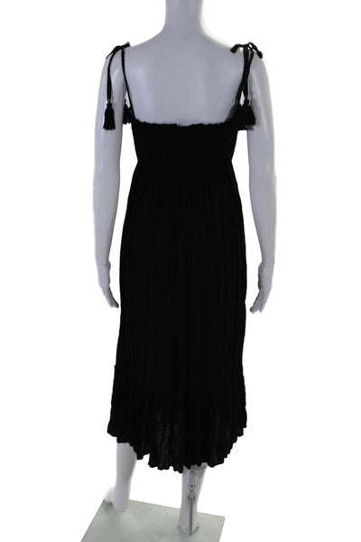 Cool Change Womens Fit To Flare Sleeveless Long Dress Black Size XS