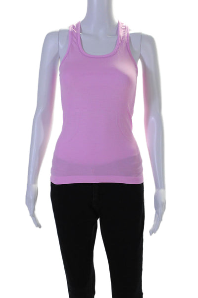 Lululemon Women's Scoop Neck Racerback Athletic Tank Top Pink Size 2