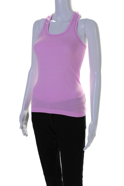 Lululemon Women's Scoop Neck Racerback Athletic Tank Top Pink Size 2