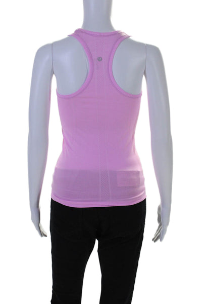 Lululemon Women's Scoop Neck Racerback Athletic Tank Top Pink Size 2