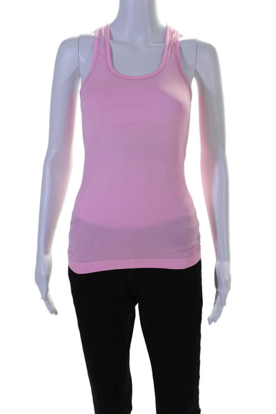 Lululemon Women's Scoop Neck Racerback Workout Tank Top Pink Size 2