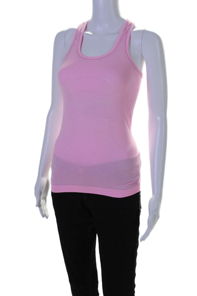 Lululemon Women's Scoop Neck Racerback Workout Tank Top Pink Size 2