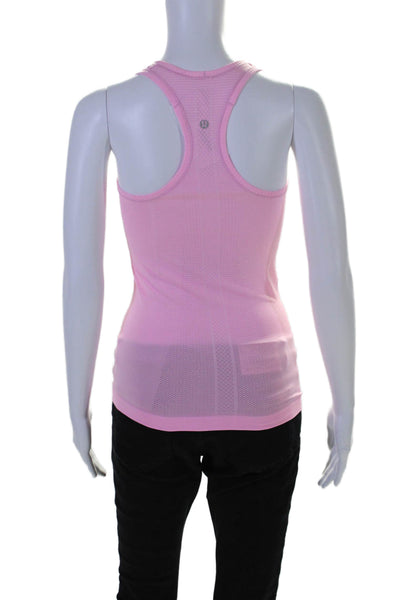 Lululemon Women's Scoop Neck Racerback Workout Tank Top Pink Size 2