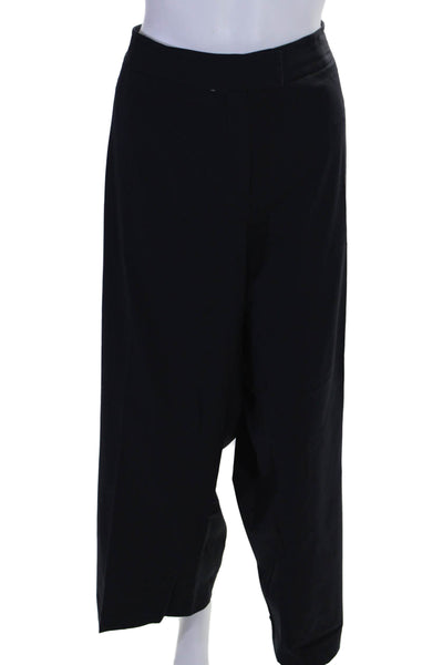 Lafayette 148 New York Womens High Rise Wide Leg Dress Pants Black Size 20 Wide