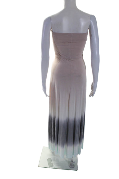 Young Fabulous & Broke Women's Square Neck Sleeveless Ombre Maxi Dress Size XS