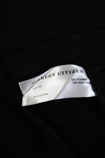 Modern Citizen Womens Round Neck Sleeveless Pullover Blouse Top Black Size XS