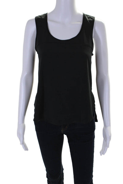 Lululemon Womens Sleeveless Asymmetrical Pullover Tank Top Black Size Small