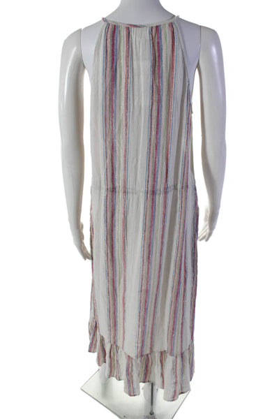 Velvet by Graham & Spencer Womens Vertical Striped Dress White Multi Size XS