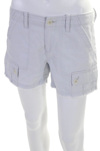 G1 All Purpose Goods Womens Six Pocket Cargo Shorts Blue Size 2 US