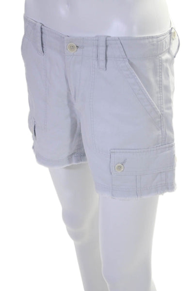 G1 All Purpose Goods Womens Six Pocket Cargo Shorts Blue Size 2 US