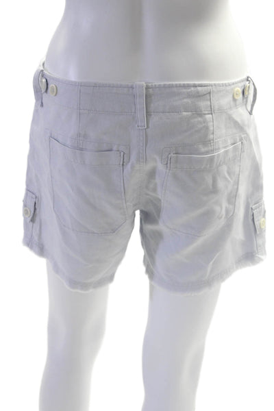 G1 All Purpose Goods Womens Six Pocket Cargo Shorts Blue Size 2 US