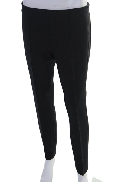 The Row Womens Tapered Leg Flat Front Dress Pants Black Size 6 US