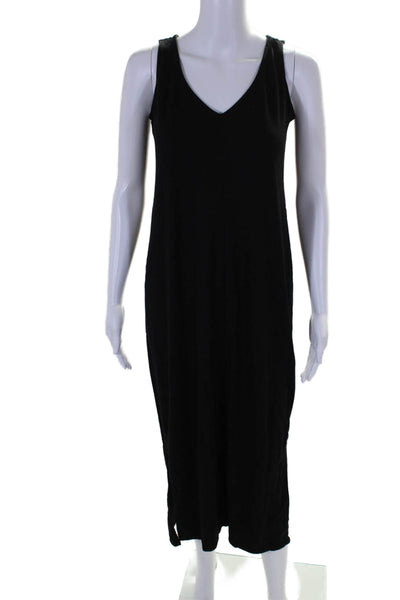 Michael Stars Womebns Scoop Neck Sleeveless Long Dress Black Size XS