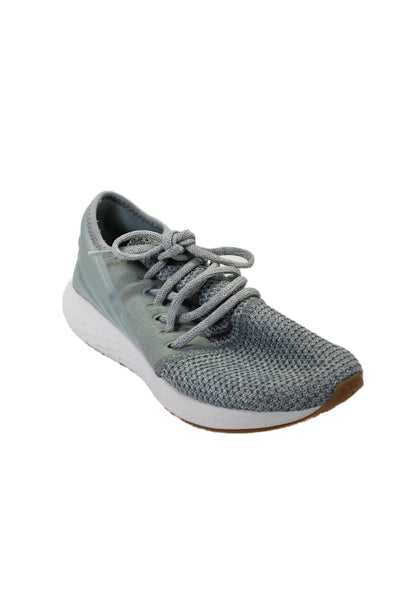 New Balance Womens Woven Knit Low Top Lace Up Cruz V2 Sneakers Gray Size 8.5