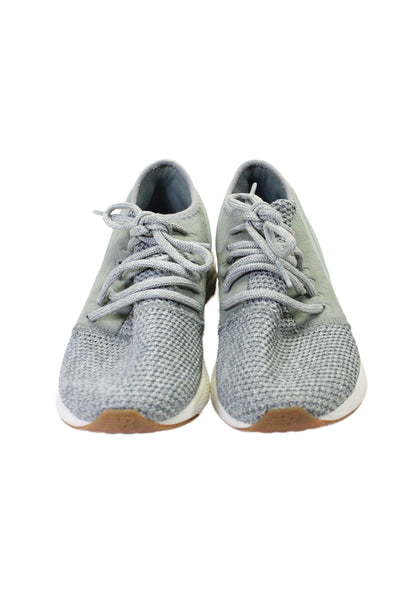 New Balance Womens Woven Knit Low Top Lace Up Cruz V2 Sneakers Gray Size 8.5