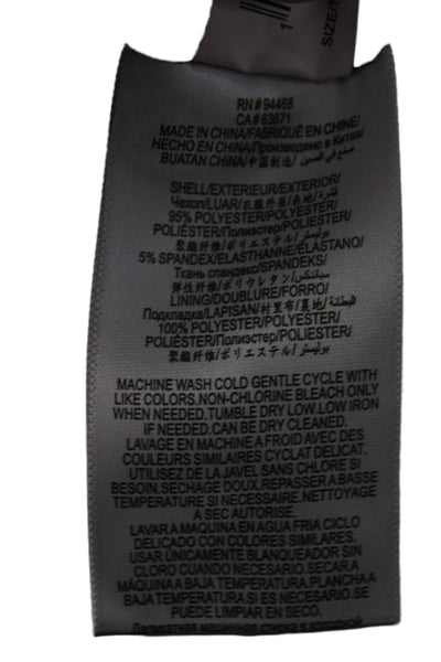 BCBGeneration Womens Spaghetti Strap V Neck Cut Out Sheath Dress Black Size XS