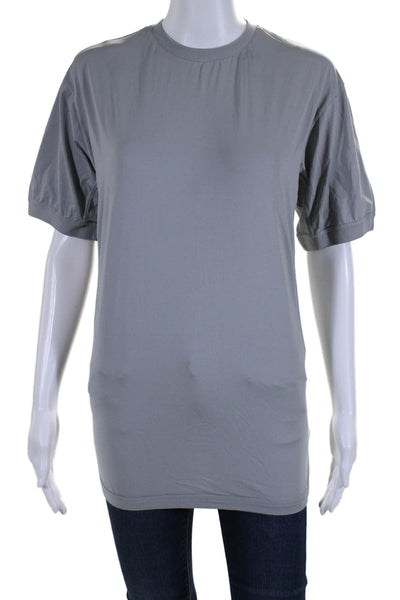 Beretta Womens Short Sleeves Crew Neck Pullover Tee Shirt Gray Size Small