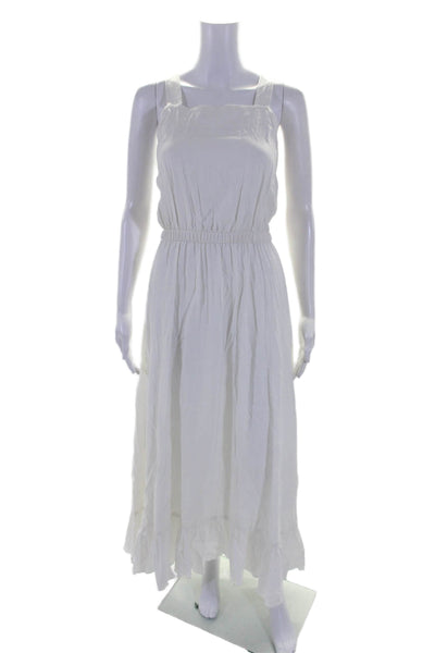 Splendid Womens Square Neck Sleeveless Maxi Sundress White Size XS