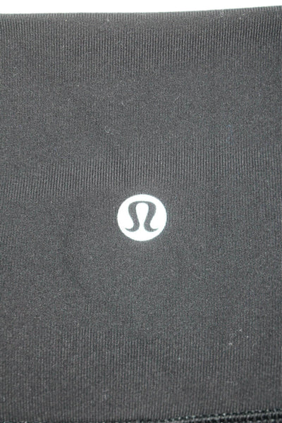 Ivivva by Lululemon Womens High Elastic Waisted Compression Leggings Black 4