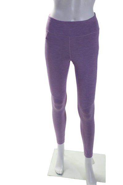 Outdoor Voices Womens Tapered Leg High Waisted Compression Pants Pink Small