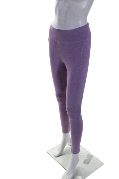 Outdoor Voices Womens Tapered Leg High Waisted Compression Pants Pink Small