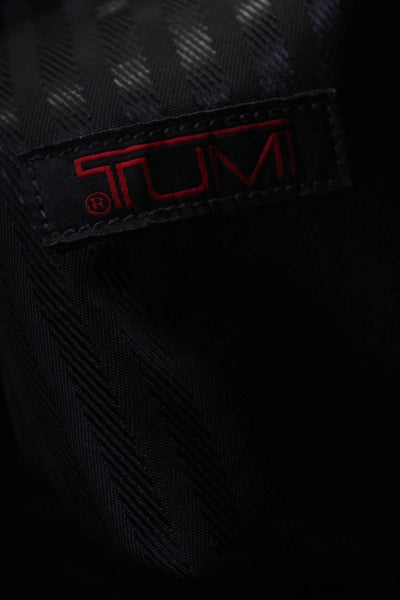 Tumi Unisex Adult Black Canvas Zip Top Handle Carry On Luggage Bag Handbag