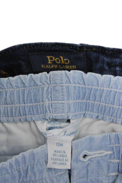 Polo Ralph Lauren Ralph Lauren Boys Blue Dark Wash Denim Jeans Size 12M Lot 2