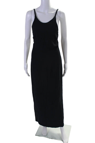 Gerard Darel Womens Sleeveless Open Back Maxi Dress Jet Black Size EUR 40