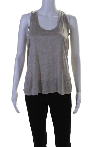 The Row Womens Scoop Neck Lightweight Knit Tank Top Brown Size Small