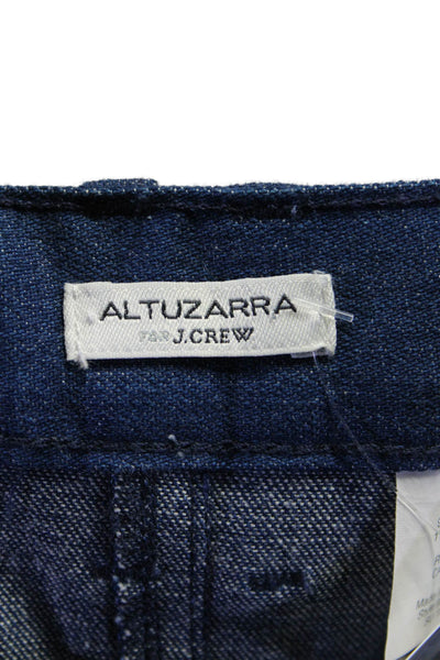 Altuzarra for J. Crew Womens Cotton Denim Five Pocket Pencil Skirt Blue Size 30