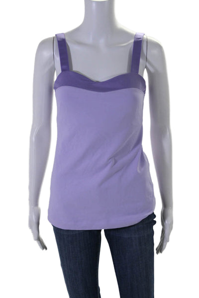 Lululemon Womens Sweetheart Neck Sleeveless Tank Top Lavender Purple Size 8