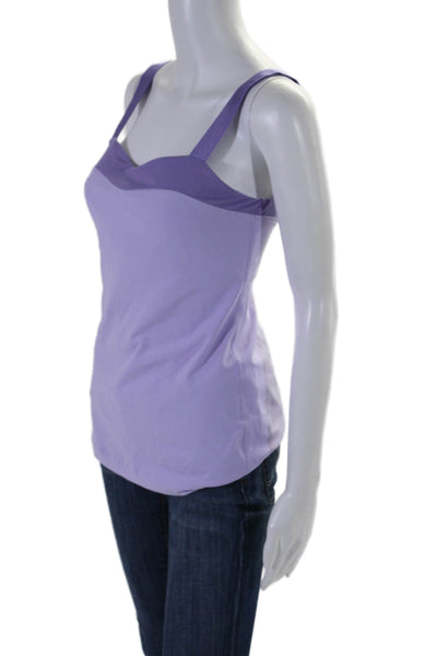 Lululemon Womens Sweetheart Neck Sleeveless Tank Top Lavender Purple Size 8