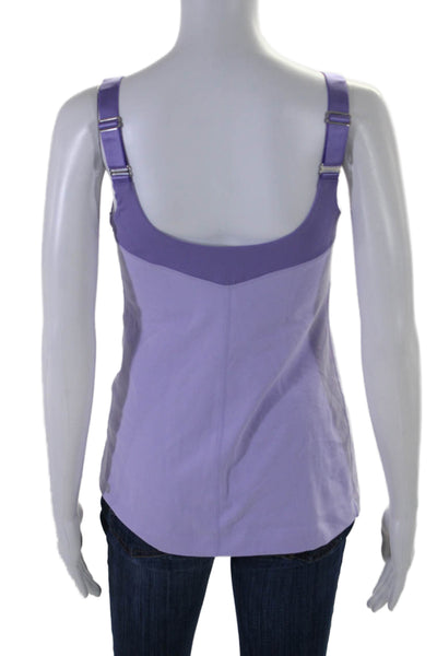 Lululemon Womens Sweetheart Neck Sleeveless Tank Top Lavender Purple Size 8