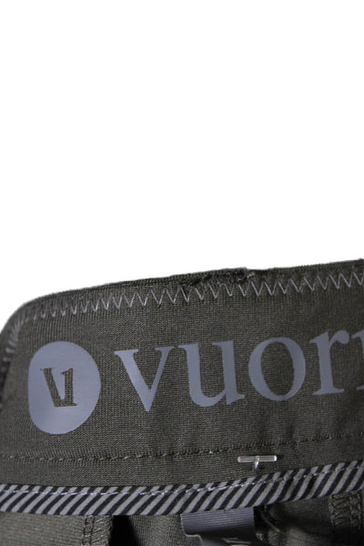 Vuori Womens Dark Green High Waisted Walking Shorts Size 28