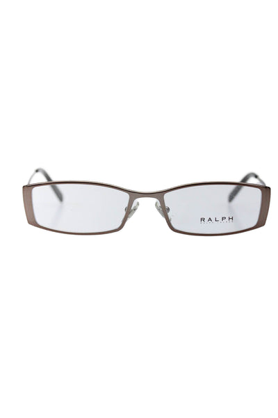 Ralph Lauren Unisex Adults 452 49 Rectangle Gold Frame Eyeglasses