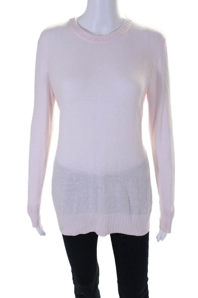 Lululemon Womens Long Sleeve Keyhole Back Knit Top Pink Size 6