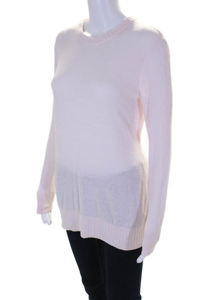 Lululemon Womens Long Sleeve Keyhole Back Knit Top Pink Size 6