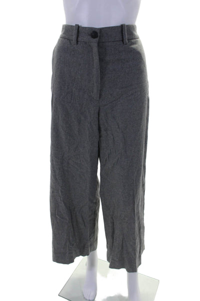 Rag & Bone Womens Wool Blend Two Pocket High-Rise Tapered Pants Gray Size 8